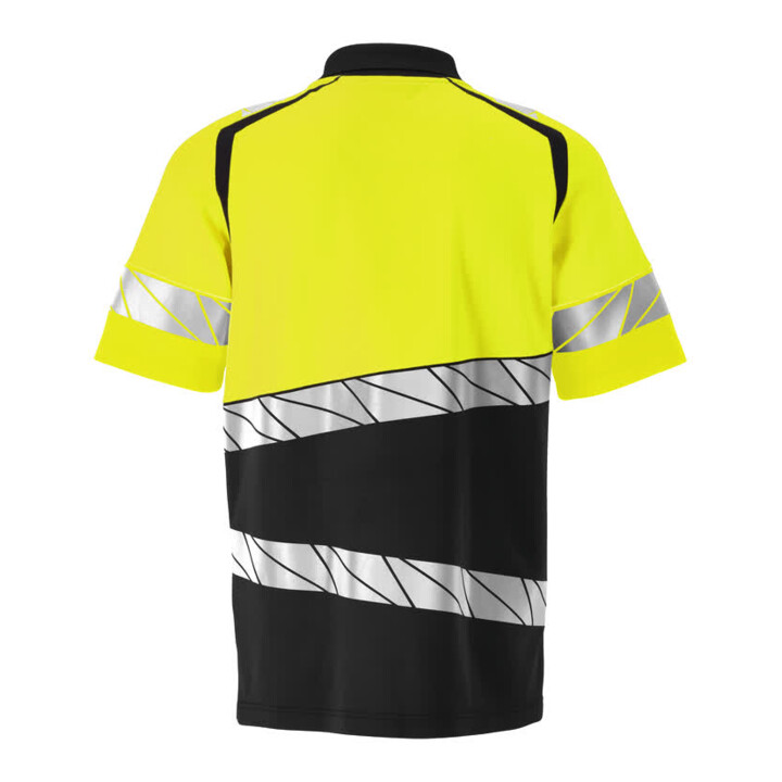Mascot Polo-Shirt moderne Passform Größe S schwarz/hi-vis gelb