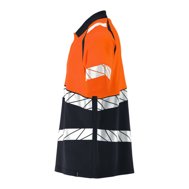 Mascot Polo-Shirt moderne Passform Größe XL schwarzblau/hi-vis orange