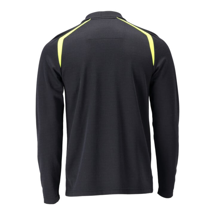 Mascot Polo-Shirt Multisafe Langarm 3XL schwarzblau/hi-vis gelb