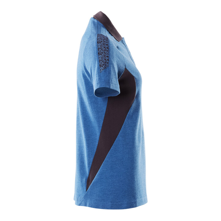 Mascot Polo-Shirt ONE Damen Größe S azurblau schwarzblau