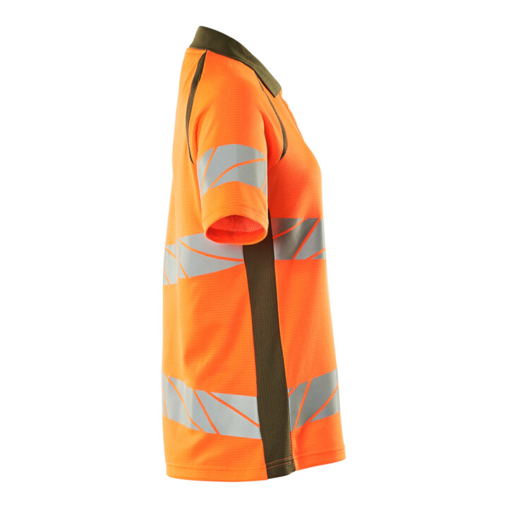 Mascot Polo-Shirt ONE Damenpassform Größe S hi-vis orange/moosgrün