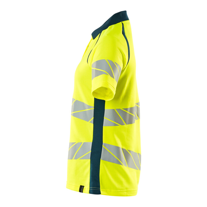 Mascot Polo-Shirt ONE Damenpassform L hi-vis gelb/dunkelpetroleum