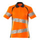 Mascot Polo-Shirt ONE Damenpassform S hi-vis orange/schwarzblau