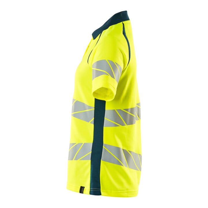 Mascot Polo-Shirt ONE Damenpassform XS hi-vis gelb/dunkelpetroleum
