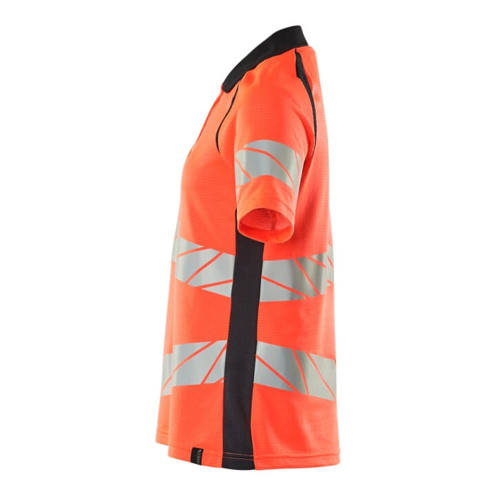 Mascot Polo-Shirt ONE Damenpassform XS Hi-vis rot/schwarzblau