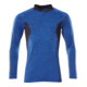 Mascot Polo-Shirt ONE Langarm Größe L azurblau schwarzblau