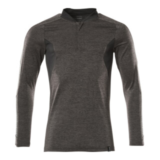 Mascot Polo-Shirt ONE Langarm Größe L dunkelanthrazit/schwarz