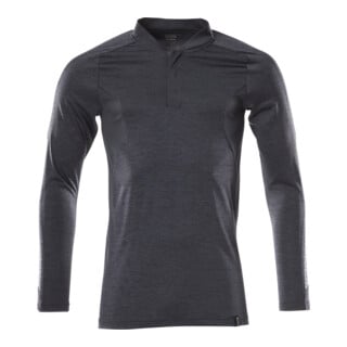 Mascot Polo-Shirt ONE Langarm schwarzblau mit COOLMAX® PRO Gr. S