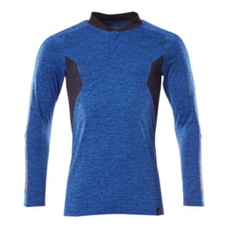 Mascot Polo-Shirt ONE Langarm XS azurblau schwarzblau