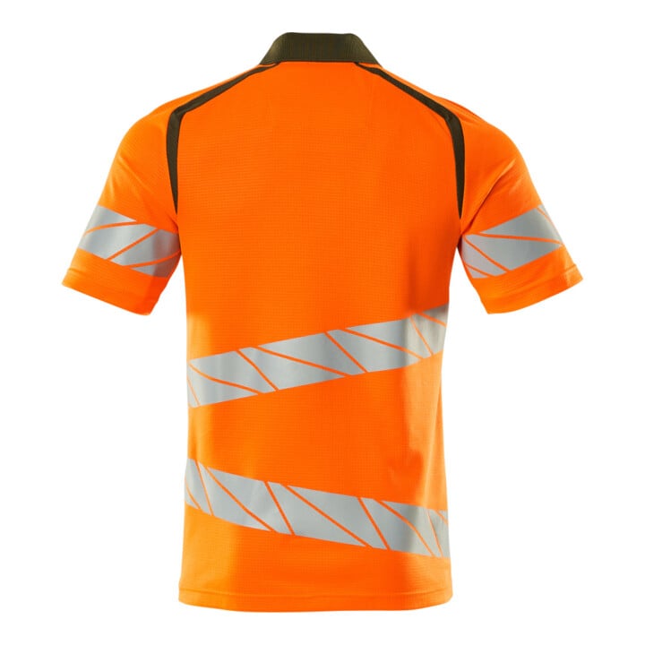 Mascot Polo-Shirt ONE moderne Passform 4XL hi-vis orange/moosgrün