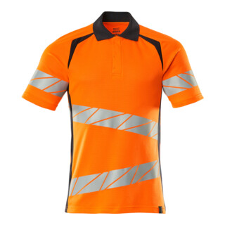 Mascot Polo-Shirt ONE moderne Passform 4XL hi-vis orange/schwarzblau