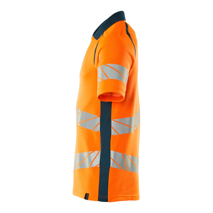 Mascot Polo-Shirt ONE moderne Passform Größe 5XL hi-vis orange/dunkelpetroleum