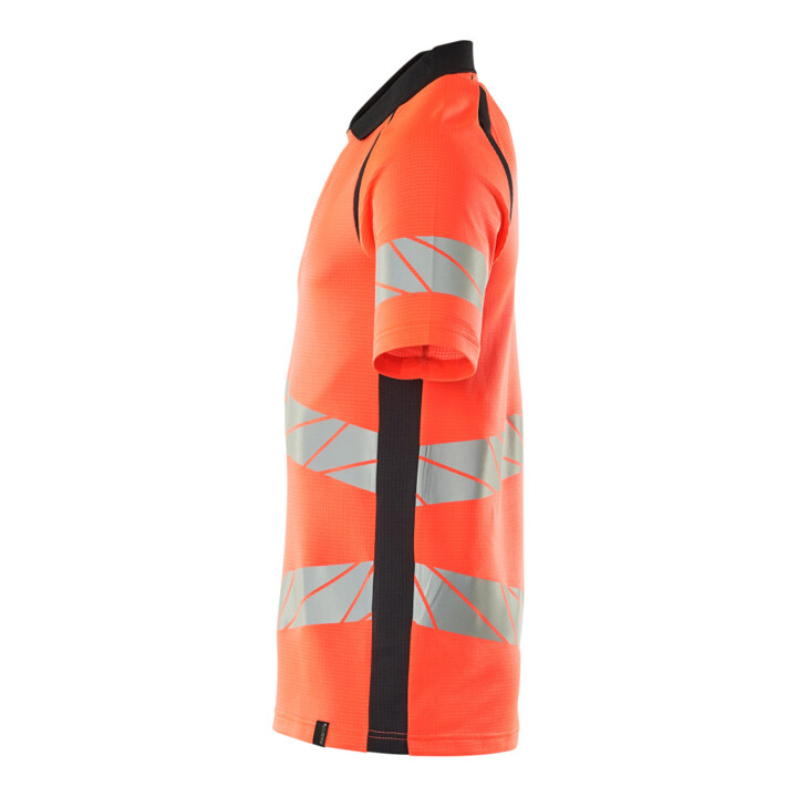 Mascot Polo-Shirt ONE moderne Passform Größe L Hi-vis rot/schwarzblau