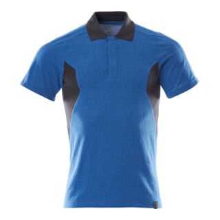 Mascot Polo-Shirt ONE moderne Passform Größe M azurblau/schwarzblau