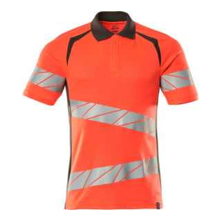 Mascot Polo-Shirt ONE moderne Passform Größe M hi-vis rot/dunkelanthrazit