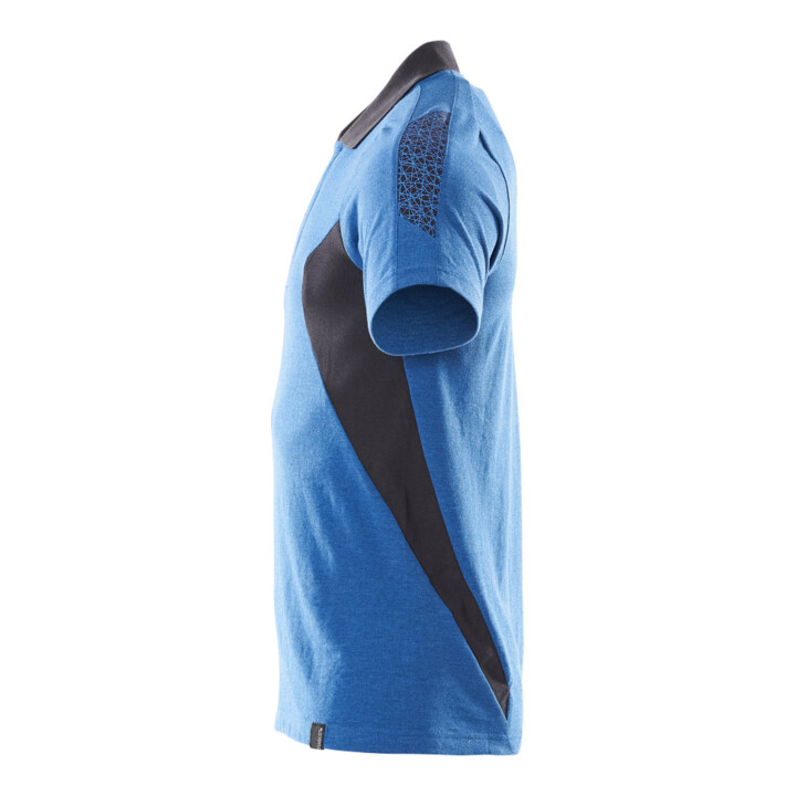 Mascot Polo-Shirt ONE moderne Passform Größe S azurblau schwarzblau