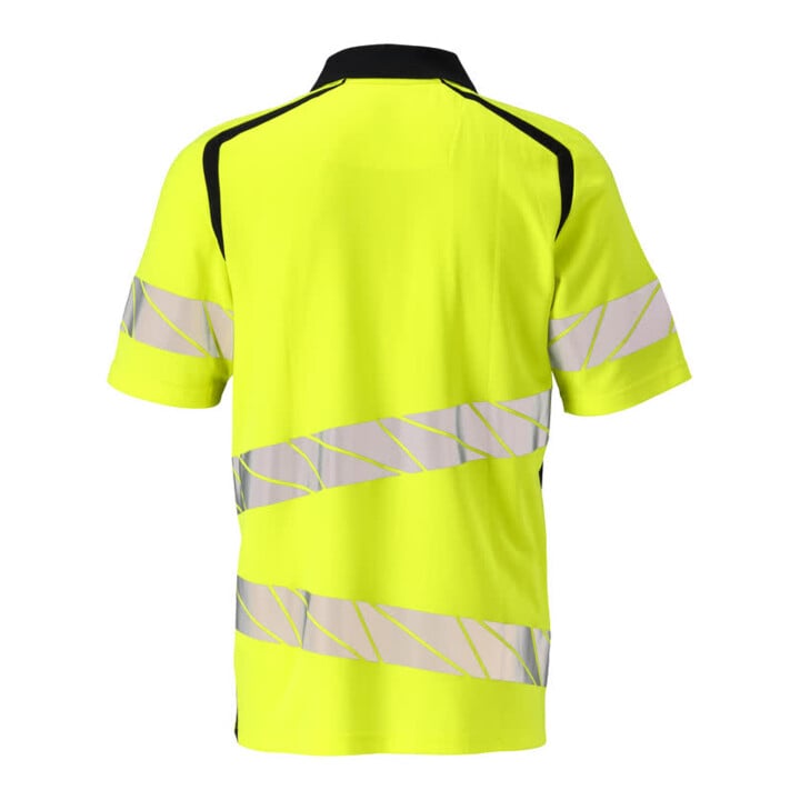 Mascot Polo-Shirt ONE moderne Passform hi-vis gelb/schwarzblau Gr. XL