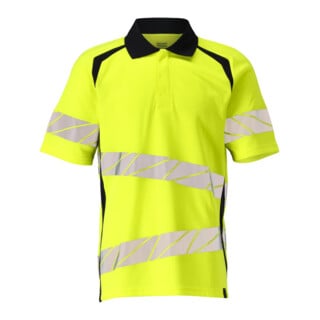 Mascot Polo-Shirt ONE moderne Passform hi-vis gelb/schwarzblau Größe S