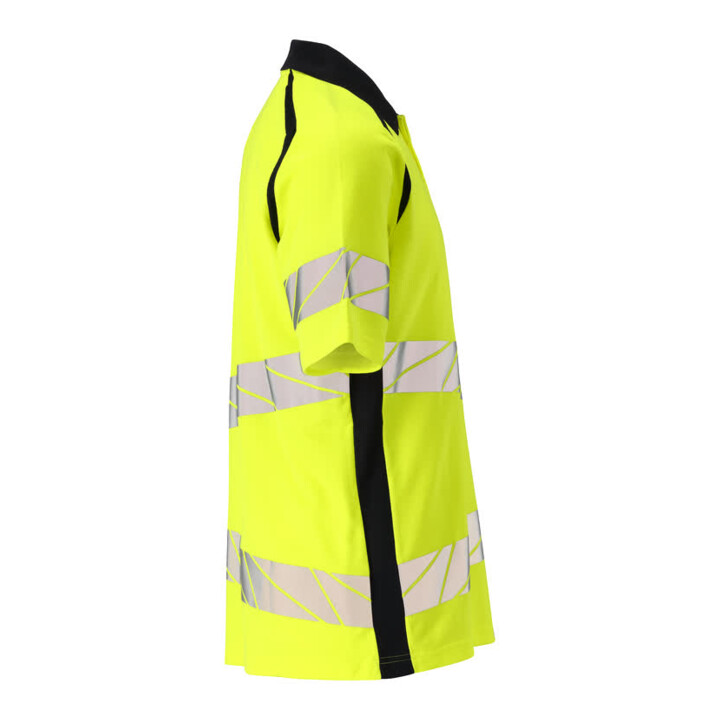 Mascot Polo-Shirt ONE moderne Passform hi-vis gelb/schwarzblau Größe S