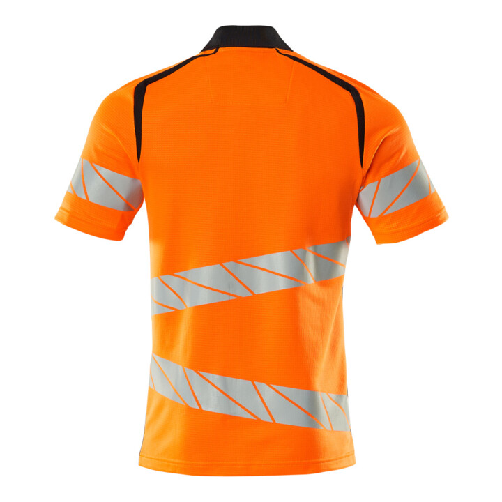 Mascot Polo-Shirt ONE moderne Passform hi-vis orange/schwarzblau Gr. S
