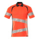 Mascot Polo-Shirt ONE moderne Passform Hi-vis rot/schwarzblau Gr. XL