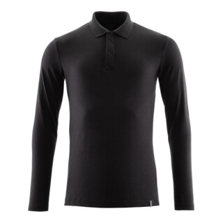 Mascot Polo-Shirt ProWash® Langarm 3XL vollschwarz