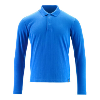 Mascot Polo-Shirt ProWash® Langarm 6XL azurblau