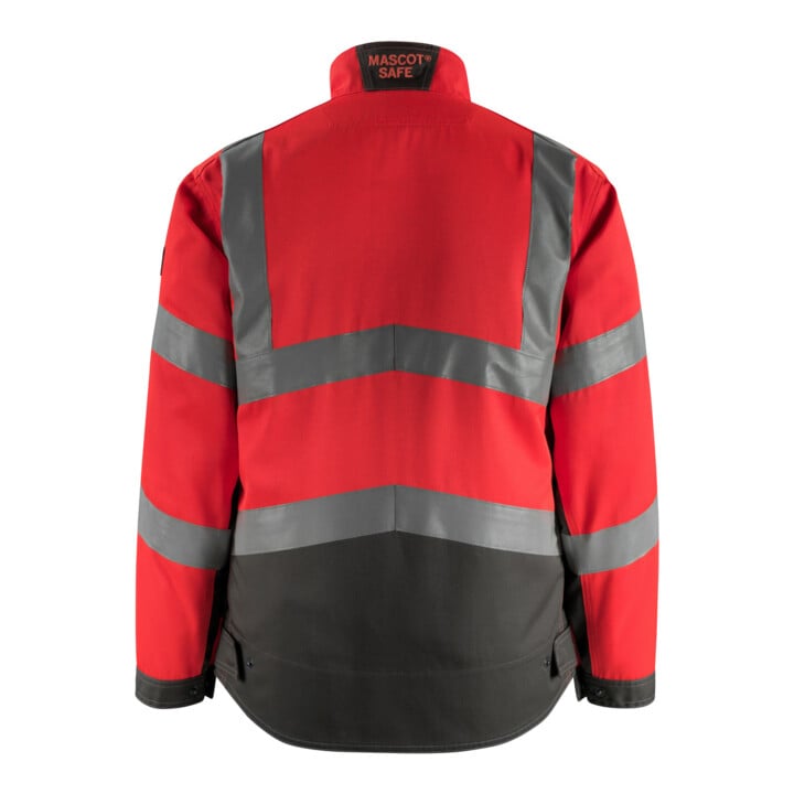 MASCOT® Arbeitsjacke Oxford Größe L hi-vis rot/dunkelanthrazit