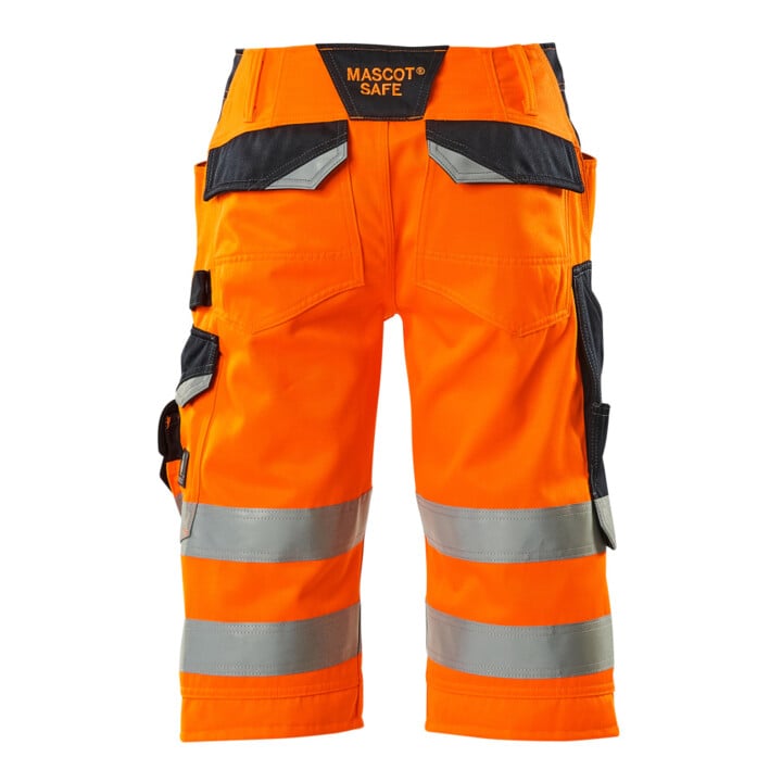 MASCOT® Dreiviertel-Hose Luton Größe C48 hi-vis orange/schwarzblau
