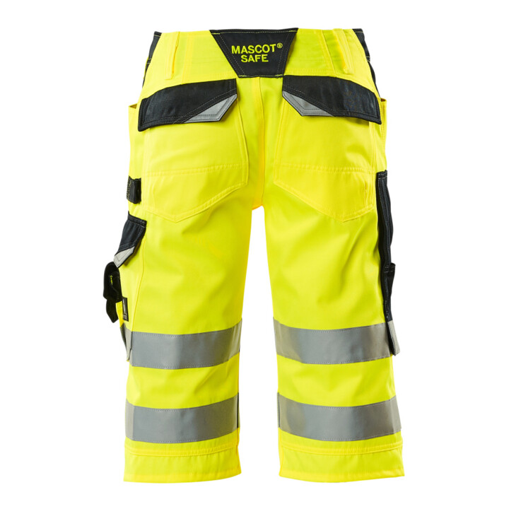 MASCOT® Dreiviertel-Hose Luton Größe C52 hi-vis gelb/schwarzblau
