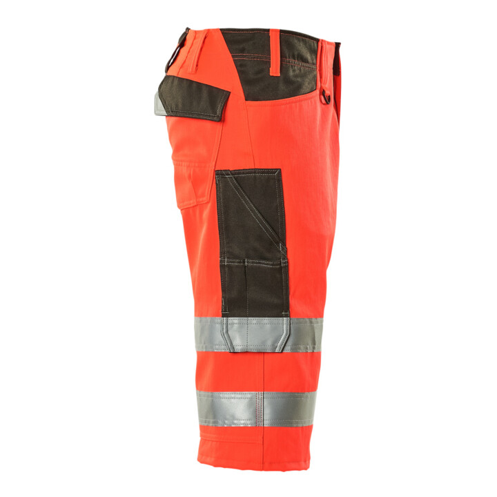MASCOT® Dreiviertel-Hose Luton Größe C66 hi-vis rot/dunkelanthrazit
