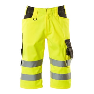 MASCOT® Dreiviertel-Hose Luton hi-vis gelb/dunkelanthrazit Gr. C58