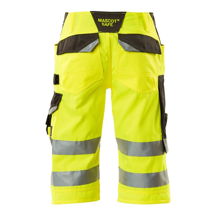 MASCOT® Dreiviertel-Hose Luton hi-vis gelb/dunkelanthrazit Größe C64
