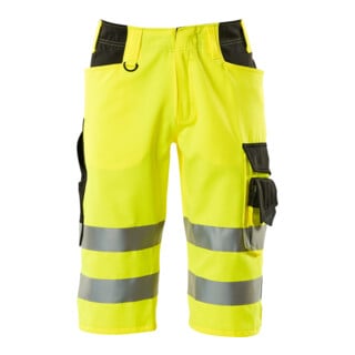 MASCOT® Dreiviertel-Hose Luton hi-vis gelb/schwarz Größe C51
