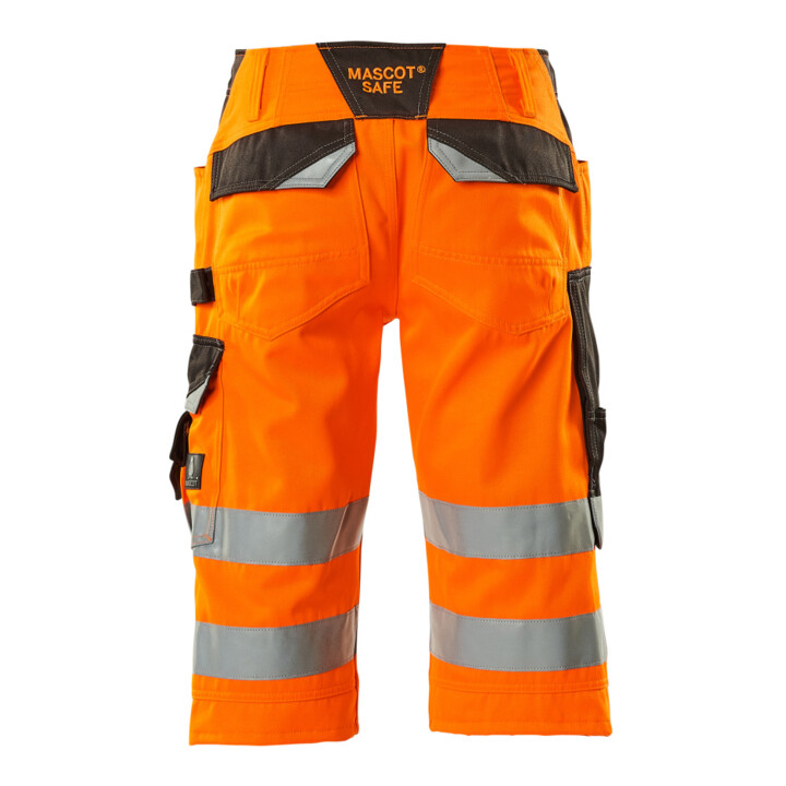 MASCOT® Dreiviertel-Hose Luton hi-vis orange/dunkelanthrazit Größe C45