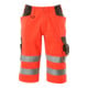 MASCOT® Dreiviertel-Hose Luton hi-vis rot/dunkelanthrazit Gr. C44
