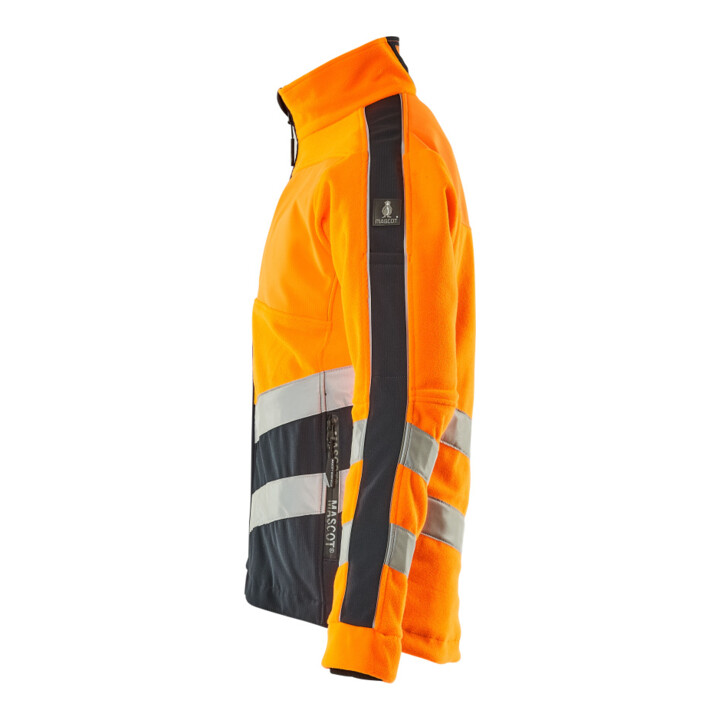MASCOT® Fleecejacke Sheffield 3XL hi-vis orange/schwarzblau
