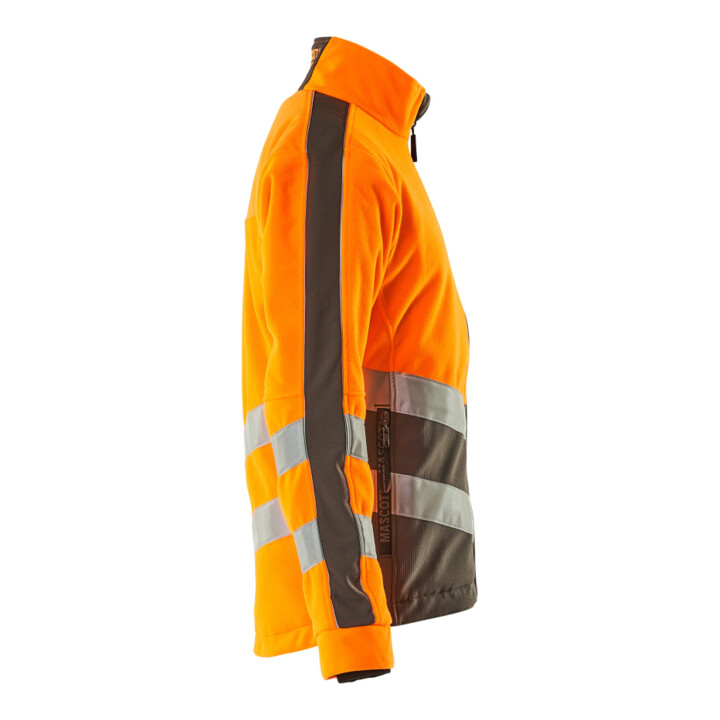 MASCOT® Fleecejacke Sheffield Größe M hi-vis orange/dunkelanthrazit