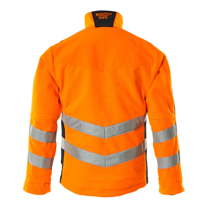 MASCOT® Fleecejacke Sheffield Größe M hi-vis orange/schwarzblau
