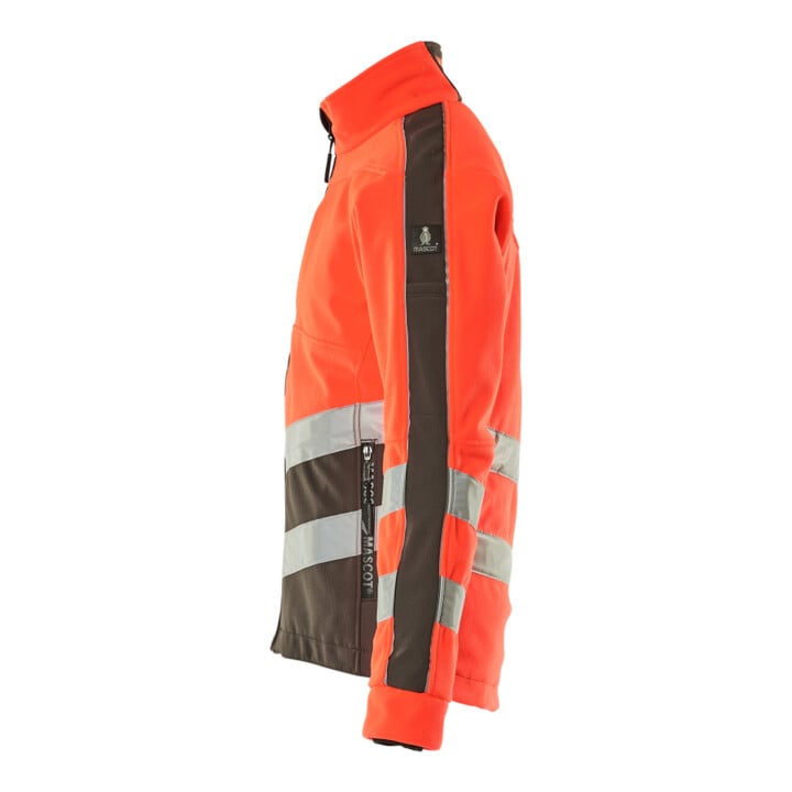 MASCOT® Fleecejacke Sheffield Größe M hi-vis rot/dunkelanthrazit