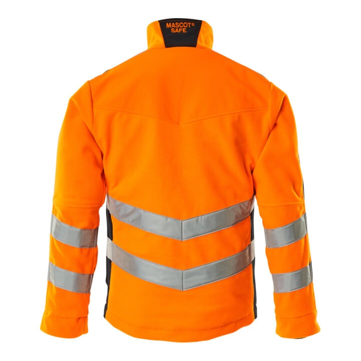 MASCOT® Fleecejacke Sheffield Größe S hi-vis orange/schwarzblau