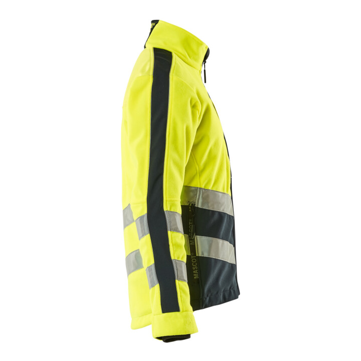 MASCOT® Fleecejacke Sheffield hi-vis gelb/schwarzblau Gr. XL