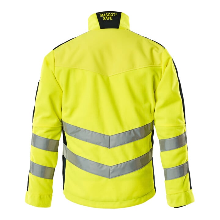 MASCOT® Fleecejacke Sheffield M hi-vis gelb/schwarzblau