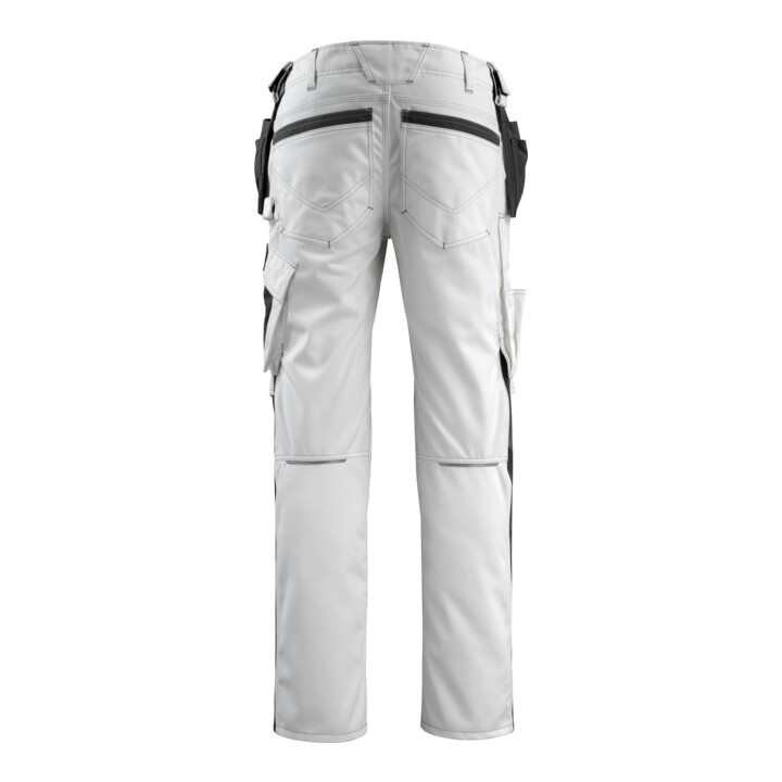 MASCOT® Handwerkerhose Bremen 82C42 weiß/dunkelanthrazit