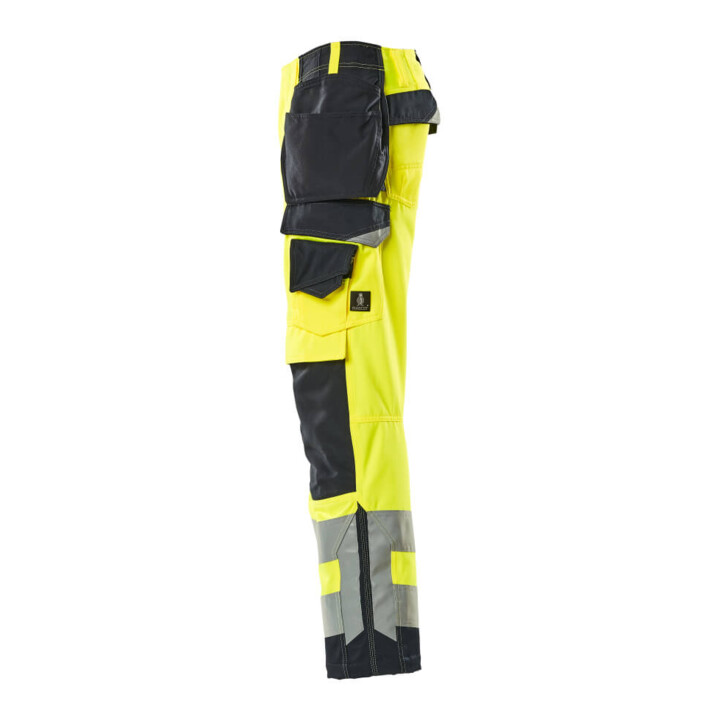 MASCOT® Handwerkerhose Wigan 82C49 hi-vis gelb/schwarzblau