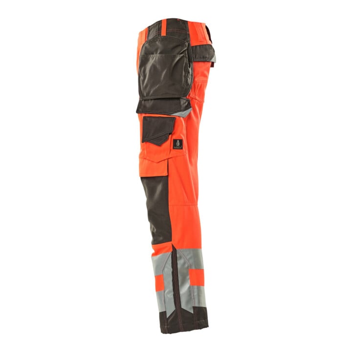 MASCOT® Handwerkerhose Wigan 82C51 hi-vis rot/dunkelanthrazit
