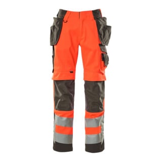 MASCOT® Handwerkerhose Wigan 82C62 hi-vis rot/dunkelanthrazit