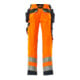 MASCOT® Handwerkerhose Wigan 82C66 hi-vis orange schwarzblau