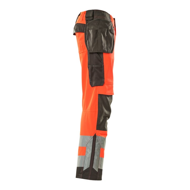 MASCOT® Handwerkerhose Wigan 82C66 hi-vis rot/dunkelanthrazit