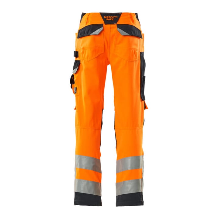 MASCOT® Hose Kendal 82C66 hi-vis orange schwarzblau